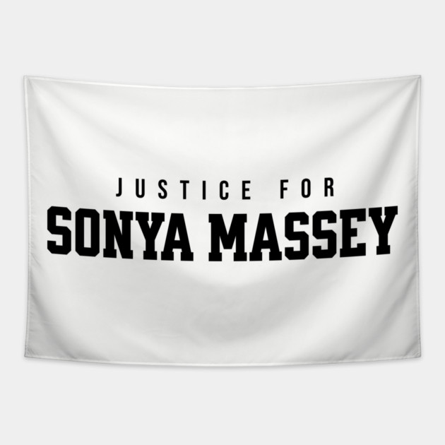 Justice for Sonya Massey Tapestry by UrbanLifeApparel