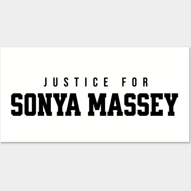Justice for Sonya Massey Wall Art by UrbanLifeApparel
