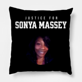 Justice for Sonya Massey Tribute Pillow
