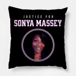 Justice for Sonya Massey Tribute Pillow