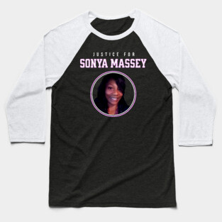 Justice for Sonya Massey Tribute Baseball T-Shirt