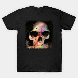 Colourful Skull with FLY T-Shirt