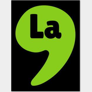 Comma + La Kamala Harris VP 2024 Election AKA Soror Voting Posters and Art