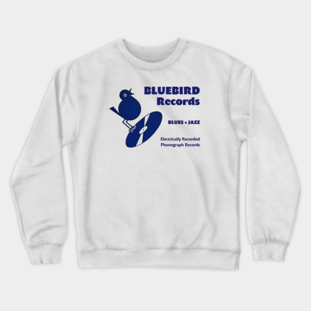 Bluebird Records Crewneck Sweatshirt by Timeless Chaos