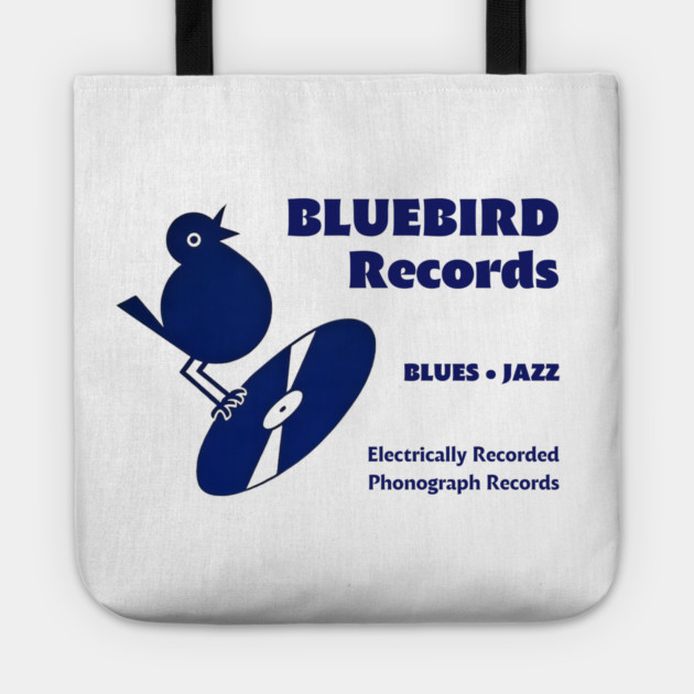 Bluebird Records Tote by Timeless Chaos