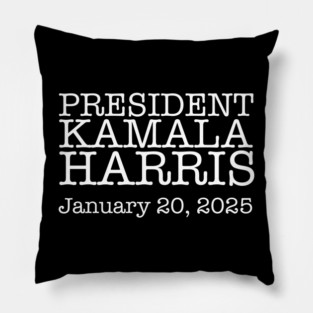 President Kamala Harris (Text 2) Pillow
