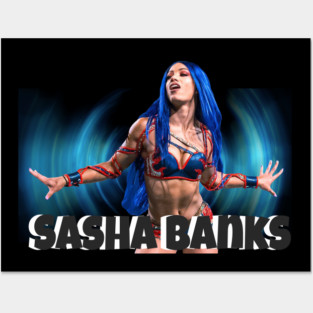 sasha banks Posters and Art