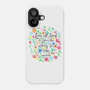 Shakespeare Quote Phone Case
