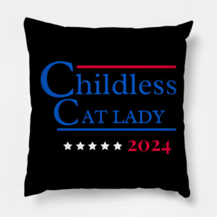 Childless-Cat-Lady Pillow