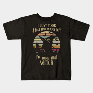 I'm 100% that Witch Halloween Vintage Kids T-Shirt
