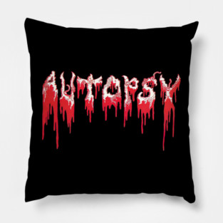 Autopsy Band Logo Heavy Metal Death Metal Pillow