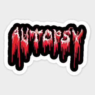 Autopsy Band Logo Heavy Metal Death Metal Sticker