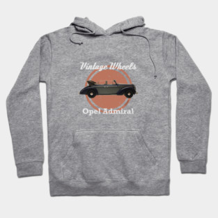 Vintage Wheels - Opel Admiral Hoodie