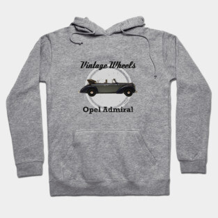 Vintage Wheels - Opel Admiral Hoodie