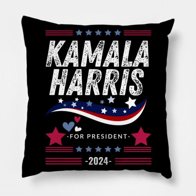 Kamala 2024 Pillow by BlackMeme94