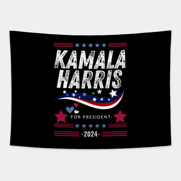 Kamala 2024 Tapestry by BlackMeme94
