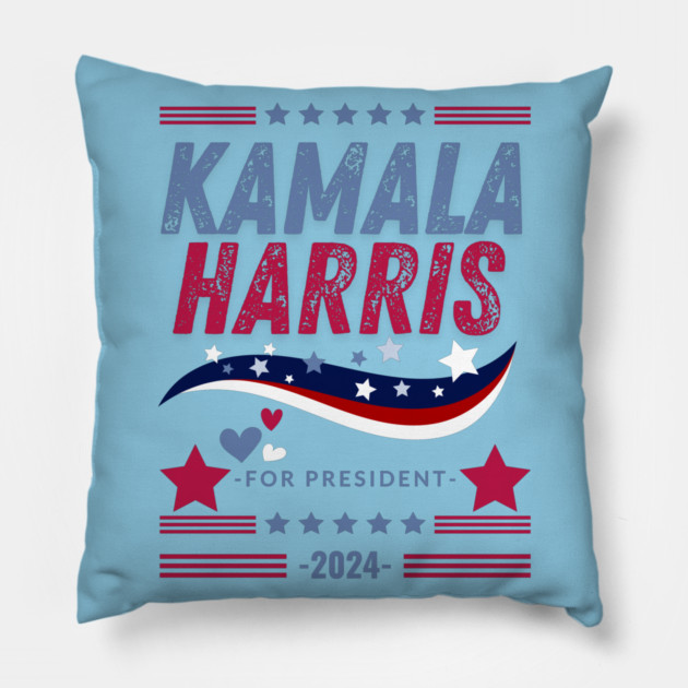 Kamala 2024 Pillow by BlackMeme94