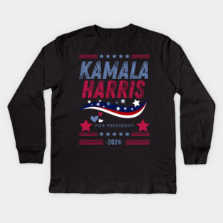 Kamala 2024 Kids Long Sleeve T-Shirt