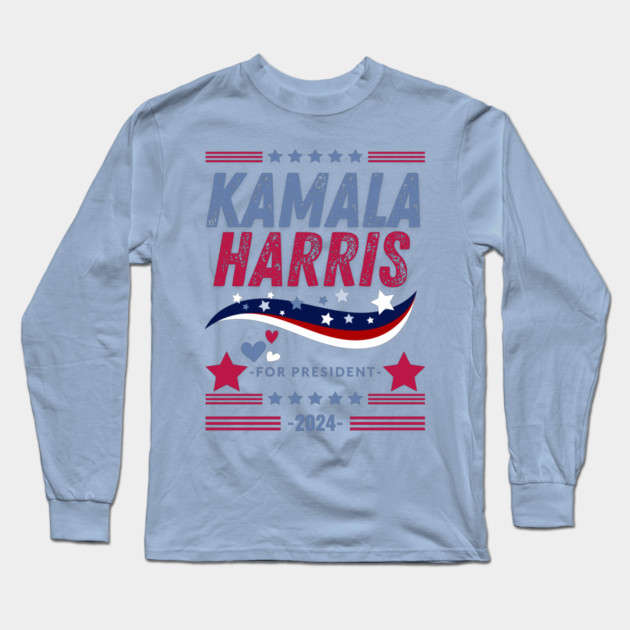 Kamala 2024 Long Sleeve T-Shirt by BlackMeme94