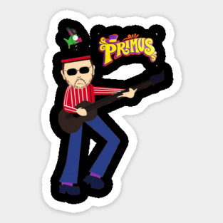 Primus Rock Birthday Sticker