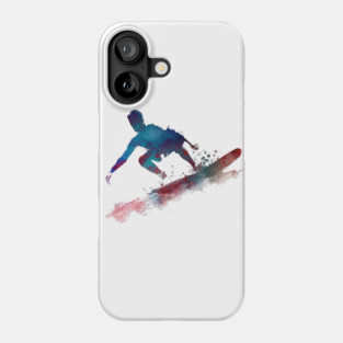 Surfer sport art Phone Case