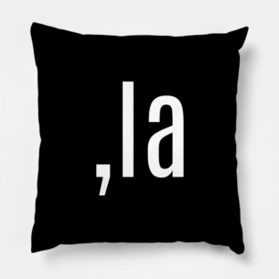 Comma-La Pillow