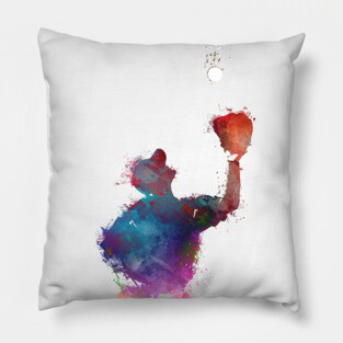 Baseball player #baseball #sport Pillow