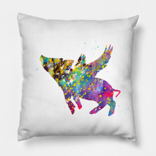 Flying Pig Pillow