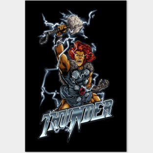 Lion of Thunder Posters and Art