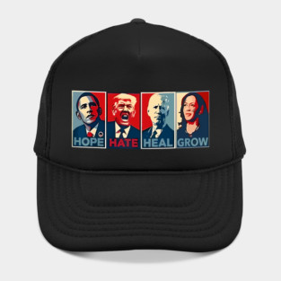 Hope-Hate-Heal-Grow Hat