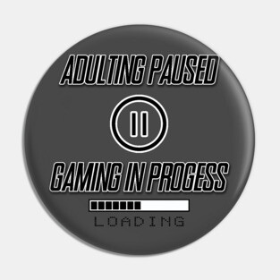 Adult Gaming shirt Pin
