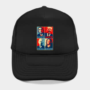 Hope-Hate-Heal-Grow Hat