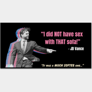 JD Vance Sofa Posters and Art