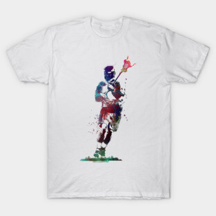 lacrosse sport art #lacrosse #sport T-Shirt
