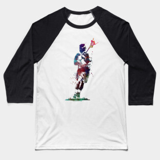 lacrosse sport art #lacrosse #sport Baseball T-Shirt