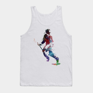 lacrosse sport art #lacrosse #sport Tank Top