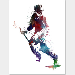 lacrosse sport art #lacrosse #sport Posters and Art