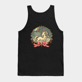 surrendering to the chaos that is existence unicorn Tank Top