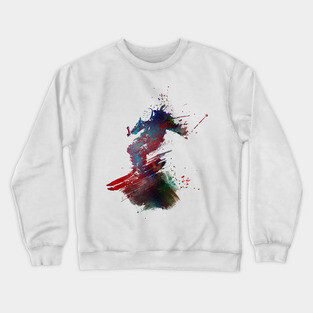 alpine skiing #ski #skiing #sport Crewneck Sweatshirt