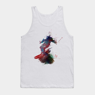 alpine skiing #ski #skiing #sport Tank Top