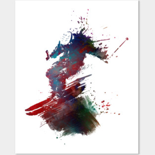 alpine skiing #ski #skiing #sport Posters and Art