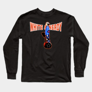 White & Nerdy Long Sleeve T-Shirt