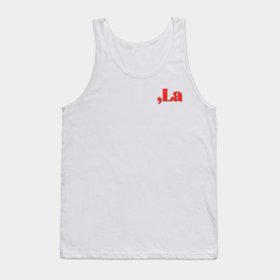 Comma-La Tank Top
