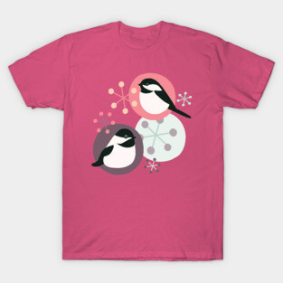 Christmas Chickadees T-Shirt