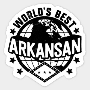 World's Best Arkansan Sticker