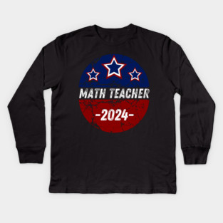 Math-teacher Kids Long Sleeve T-Shirt