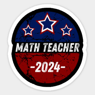 Math-teacher Sticker
