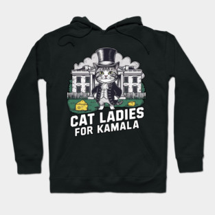 Cat Ladies For kamala Hoodie