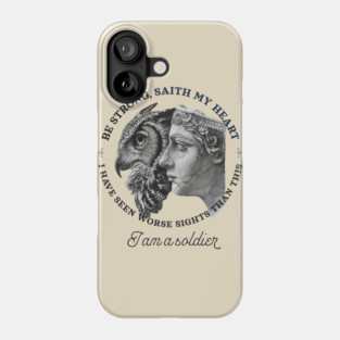 Funny Athena Goddess & The Iliad - Homer Greek Mythology Phone Case