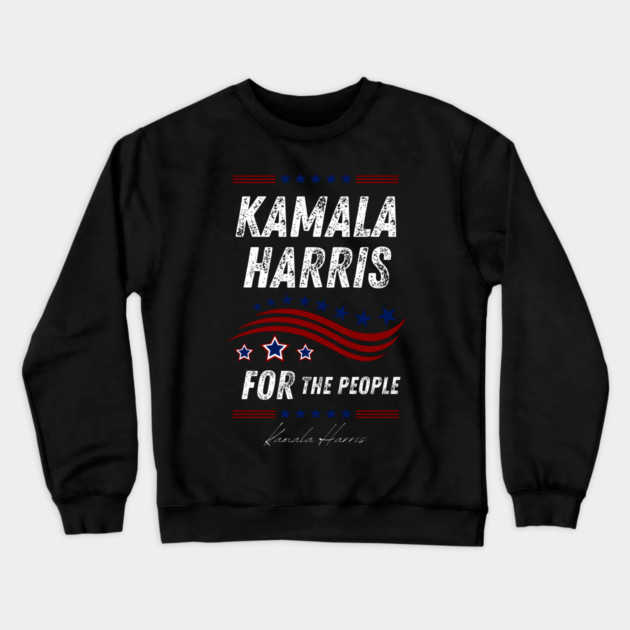 kamala-harris-for-the-people Crewneck Sweatshirt by BlackMeme94